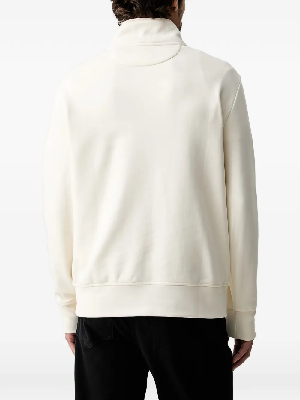 Gant Sweater met geborduurd logo Beige