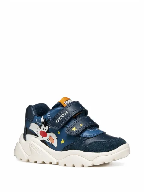 Geox Kids x Looney Tunes Ciufciuf touch-strap sneakers