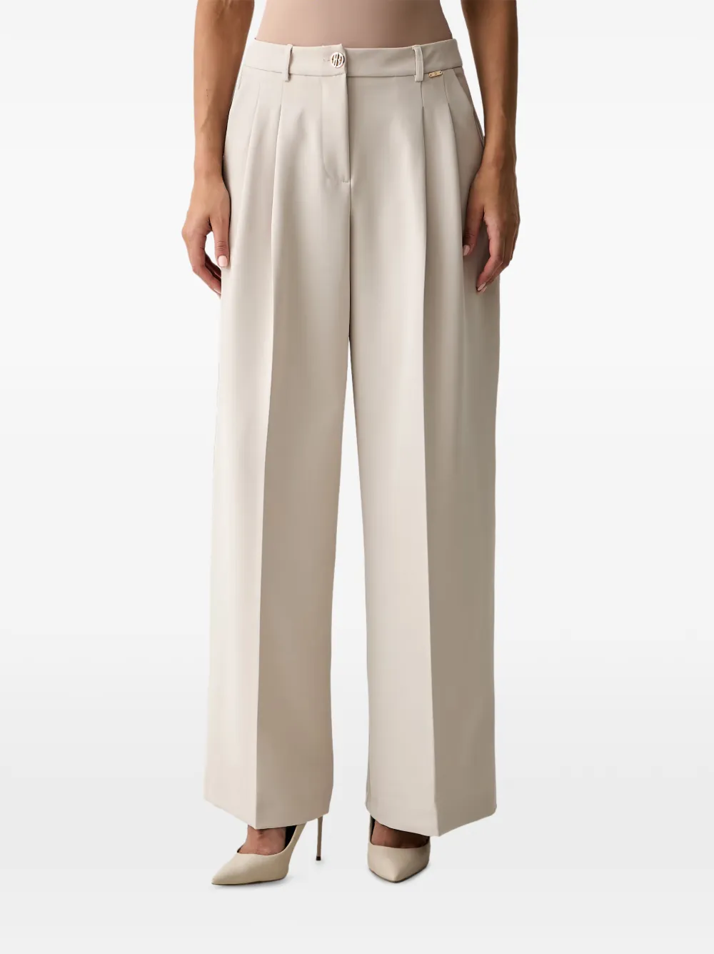 FRACOMINA pleated wide-leg trousers