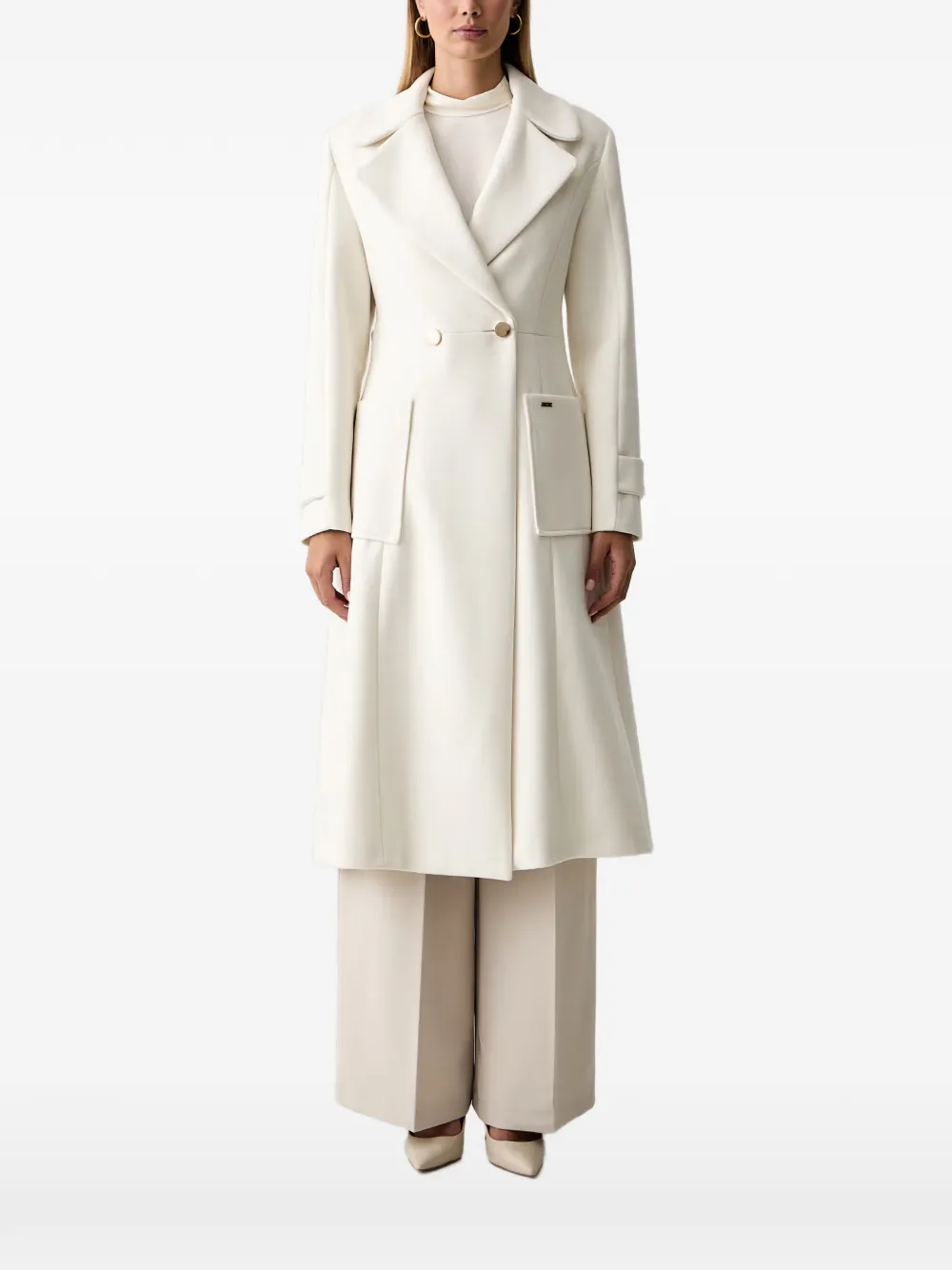 FRACOMINA double-breasted patch-pocket coat