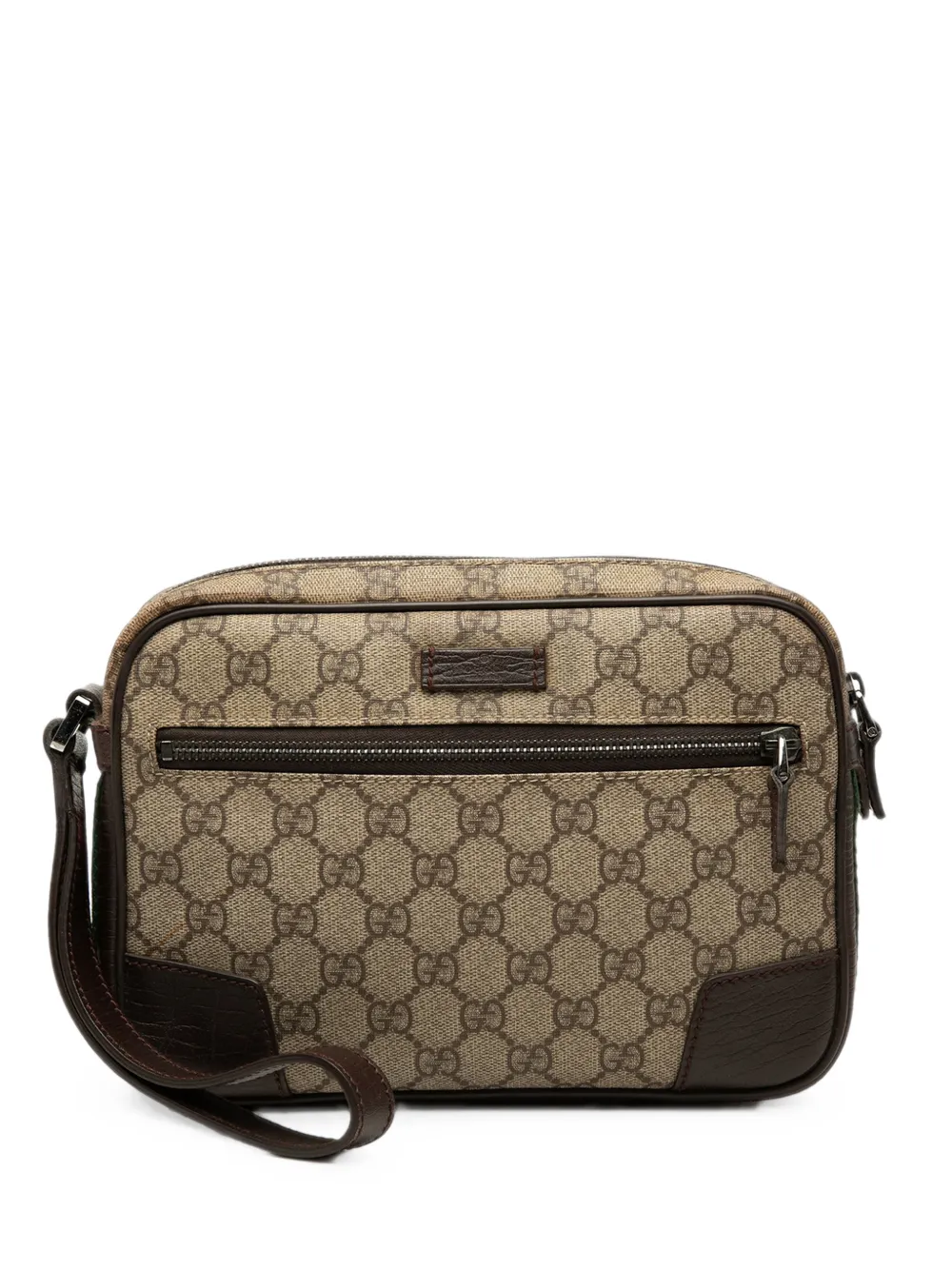 Gucci Pre-Owned 2000-2015 GG Supreme Web clutch bag - Nude
