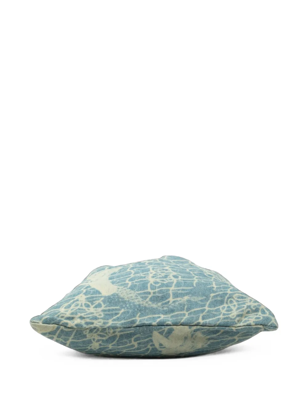 Loewe Pre-Owned 2022 Paulas Ibiza Mermaid Denim Drawstring Bag clutch bag - Blau