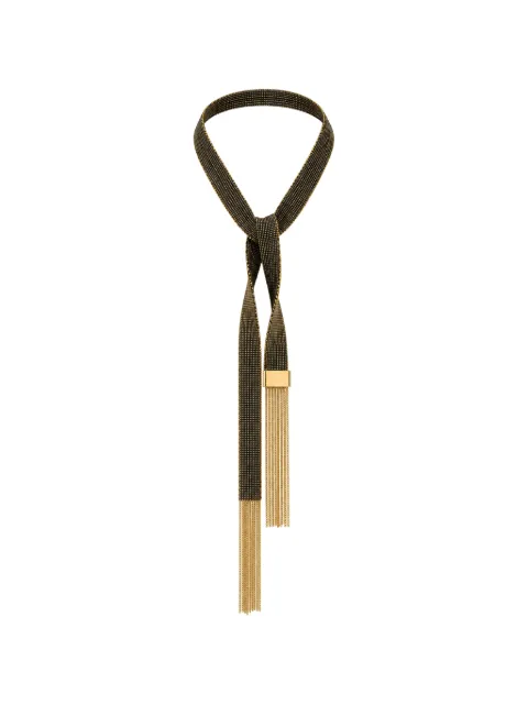 Elisabetta Franchi tassel-detail chain-link necklace