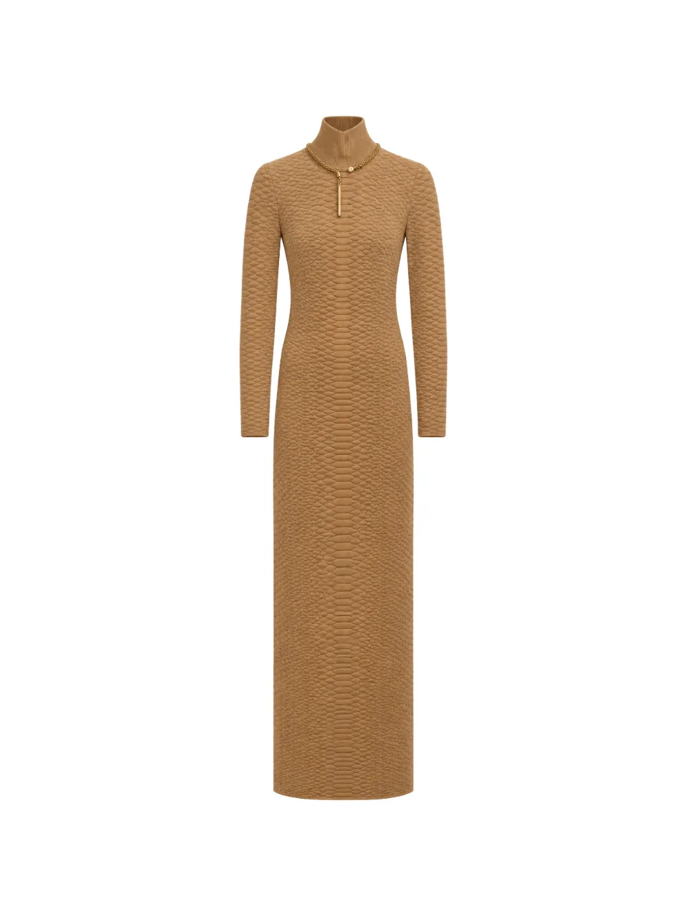 Elisabetta Franchi open-back maxi dress - Marrone