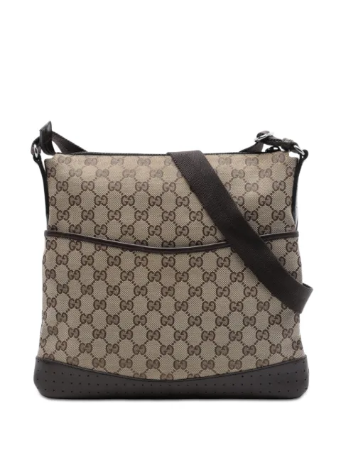 Gucci Pre-Owned bolsa crossbody de lona GG 2016-2026