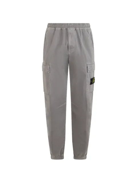 Stone Island stretch organic broken twill cotton 'old' effect