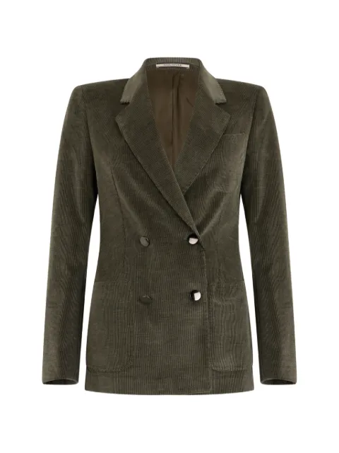 Tagliatore double-breasted corduroy blazer