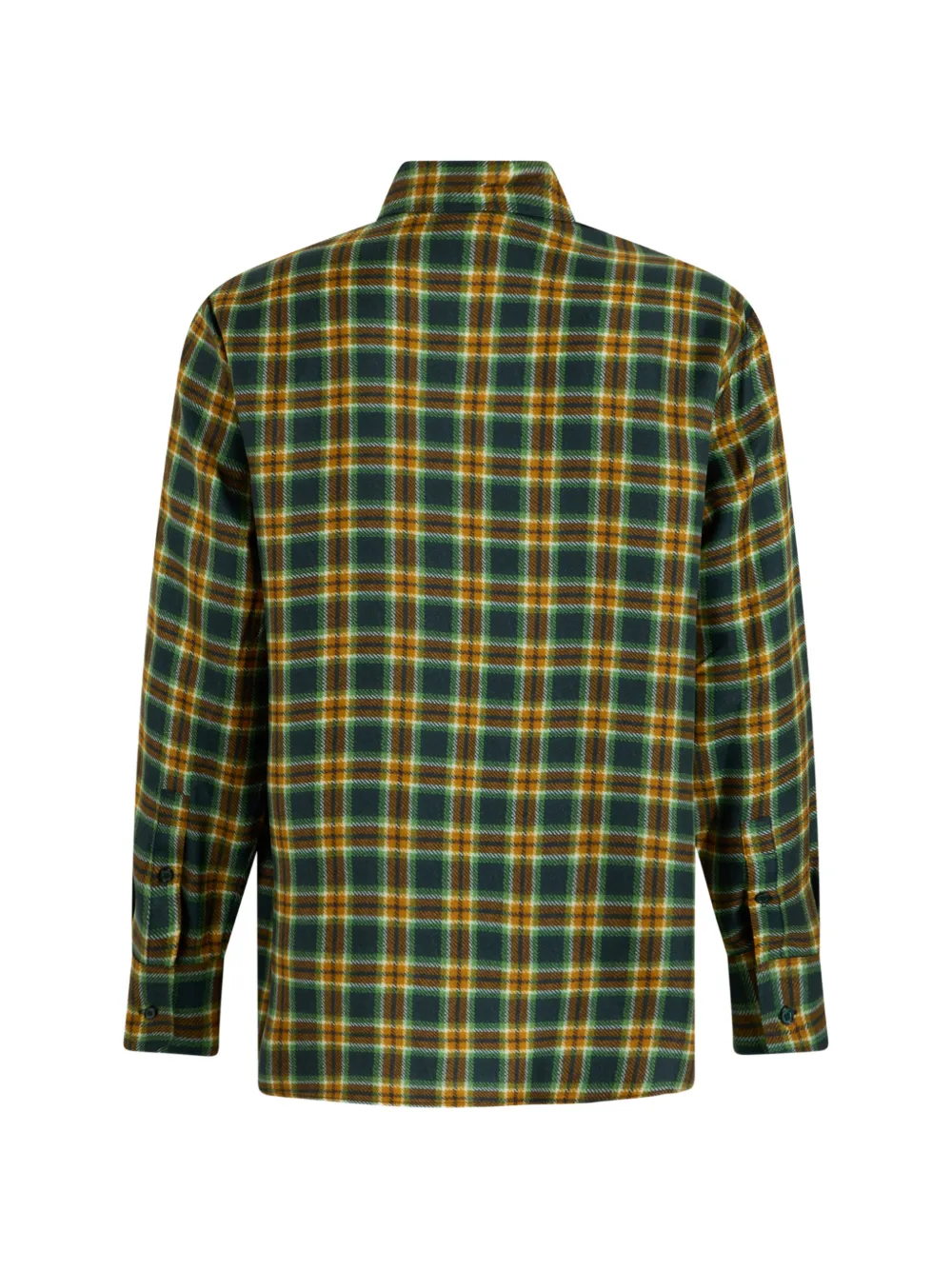 Weekend Max Mara Button-down blouse met tartan ruit Groen