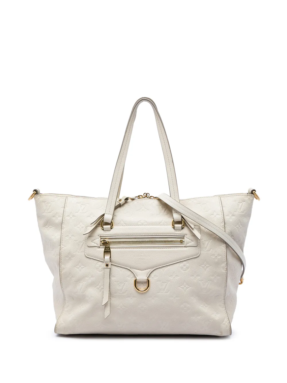 Louis Vuitton Pre-Owned 2012 Monogram Empreinte Lumineuse PM satchel - Toni neutri