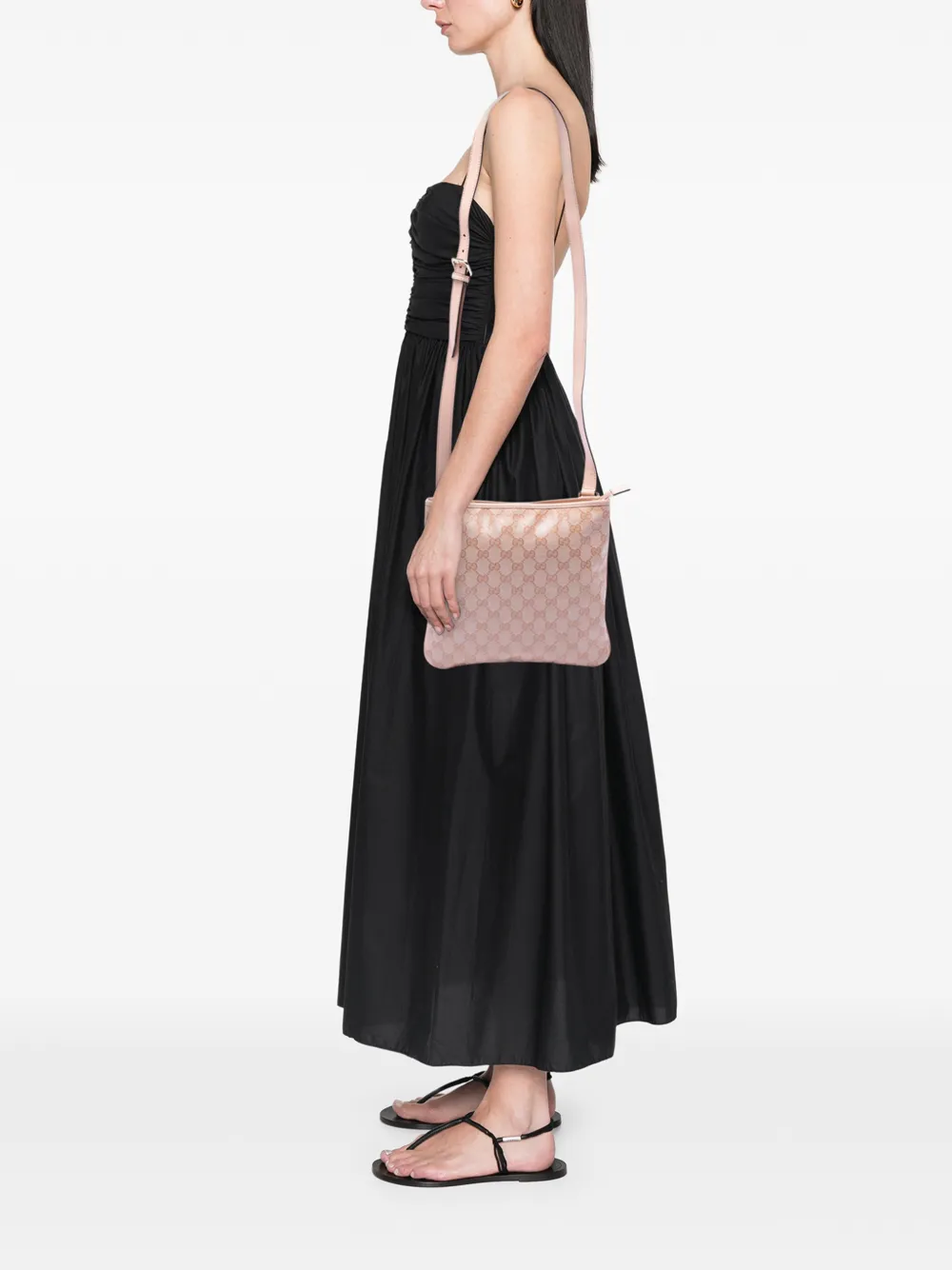 Gucci Pre-Owned 2016-2026 GG Crystal crossbodytas Roze