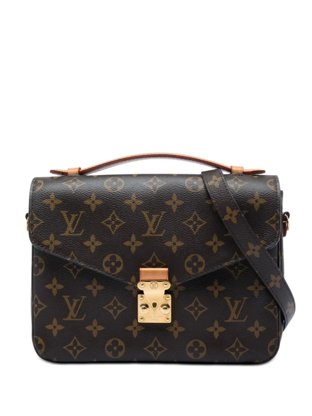 Louis Vuitton Pre-Owned 2018 Monogram Pochette Metis satchel - Braun