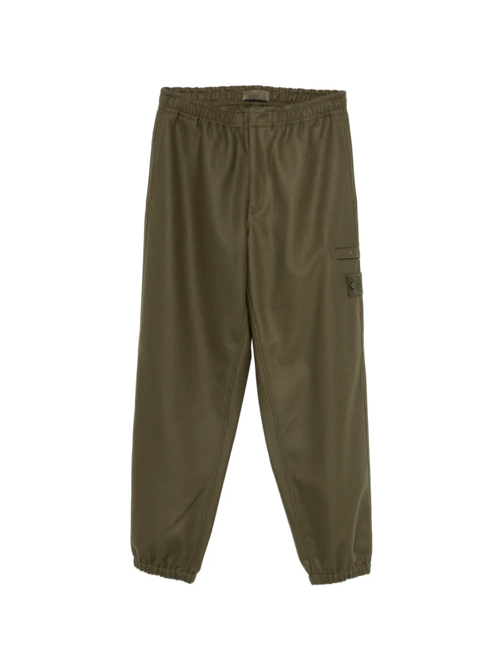 Stone Island logo-patch track pants - Verde