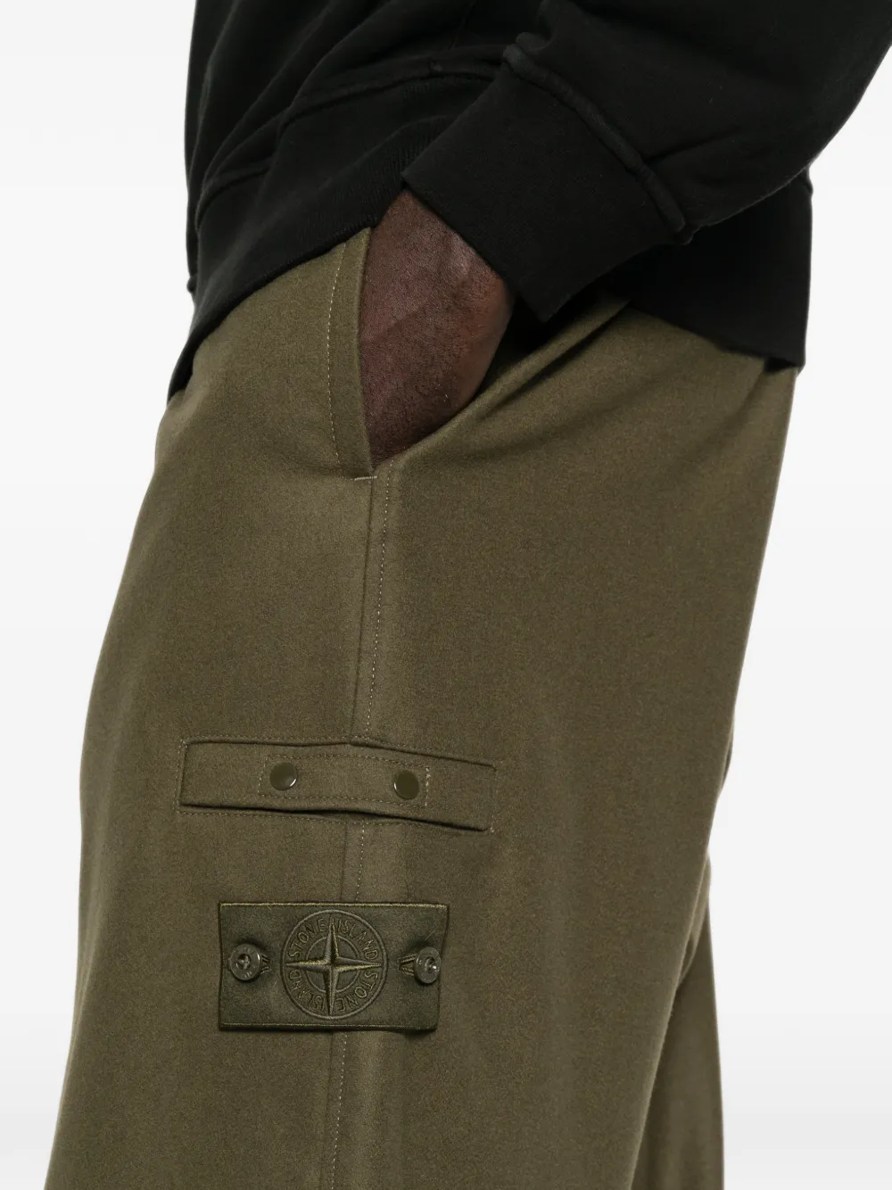 Stone Island Trainingsbroek met logopatch Groen