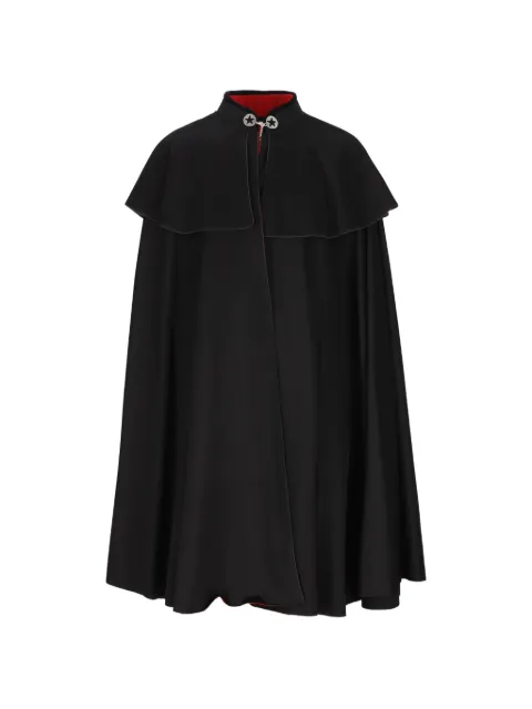 IL TABARRO layered-panel hook-fastening cape