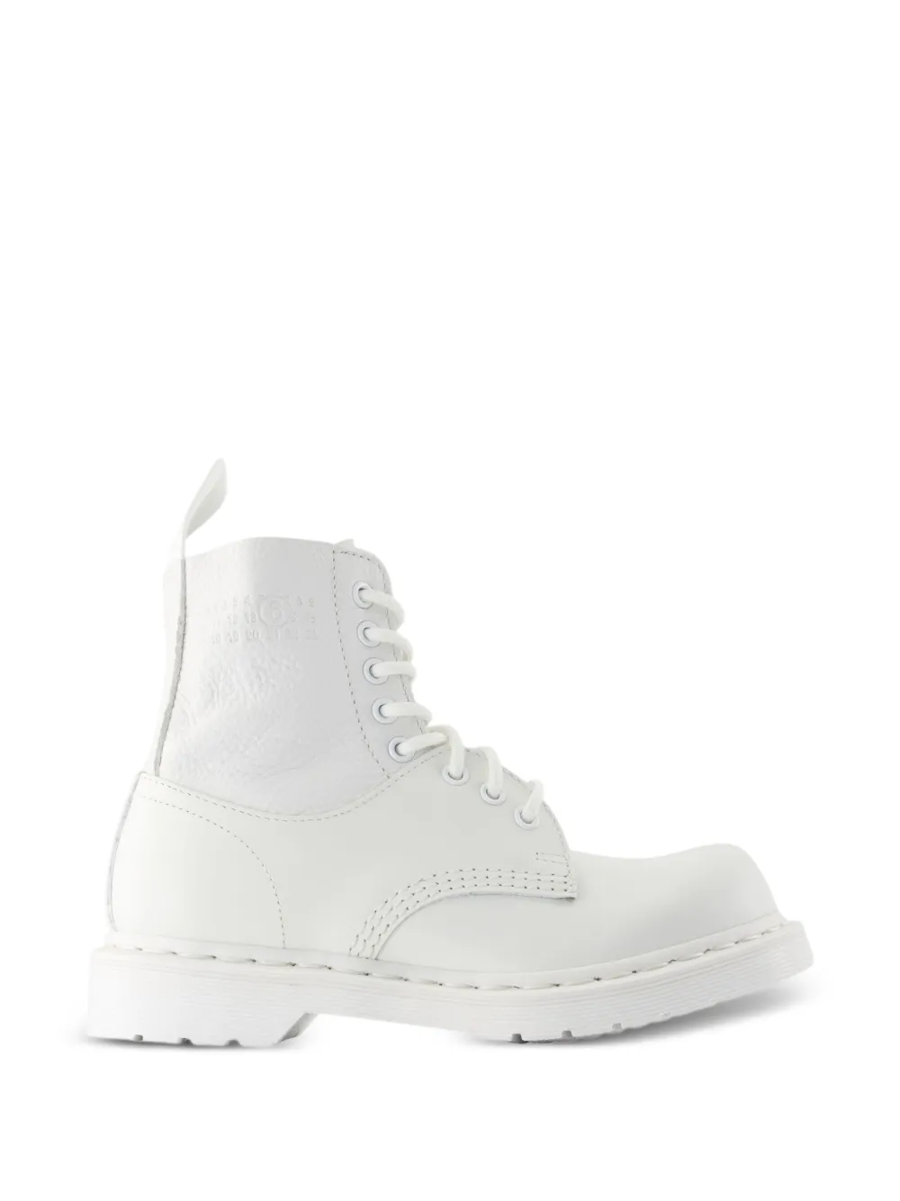 MM6 Maison Margiela x Dr. Martens 1460 lace-up ankle boots - Bianco