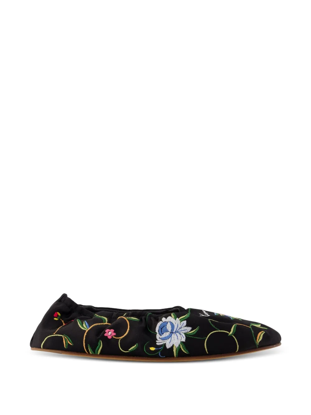 Kenzo Ballet floral-embroidered ballet flats