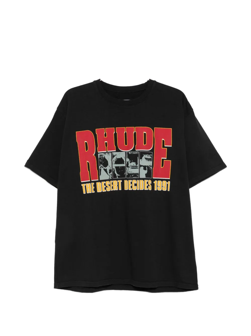 RHUDE graphic-print T-shirt - Schwarz