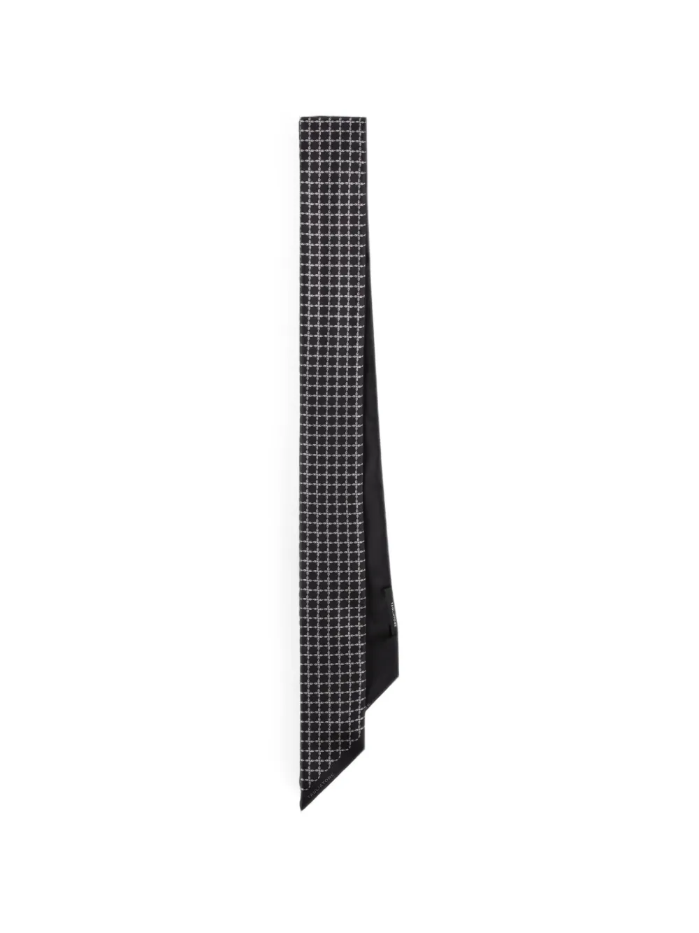 Tagliatore Seidenschal mit geometrischem Print - Schwarz