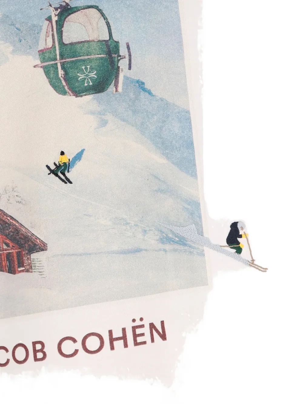 Jacob Cohën Après Ski T-shirt Wit
