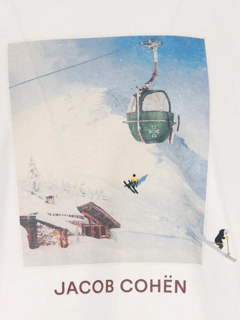 Jacob Cohën Après Ski T-shirt Wit