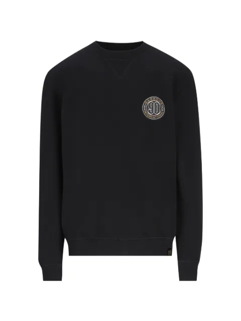 Barbour 90th Anniversary logo-patch sweater