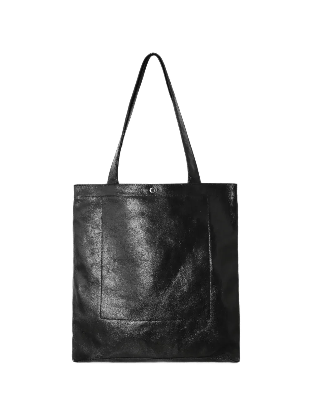 Lancaster Shopper met gekreukt effect Zwart