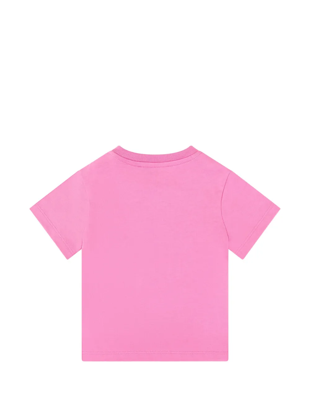 PUCCI Junior Pesci-print logo-print T-shirt Roze