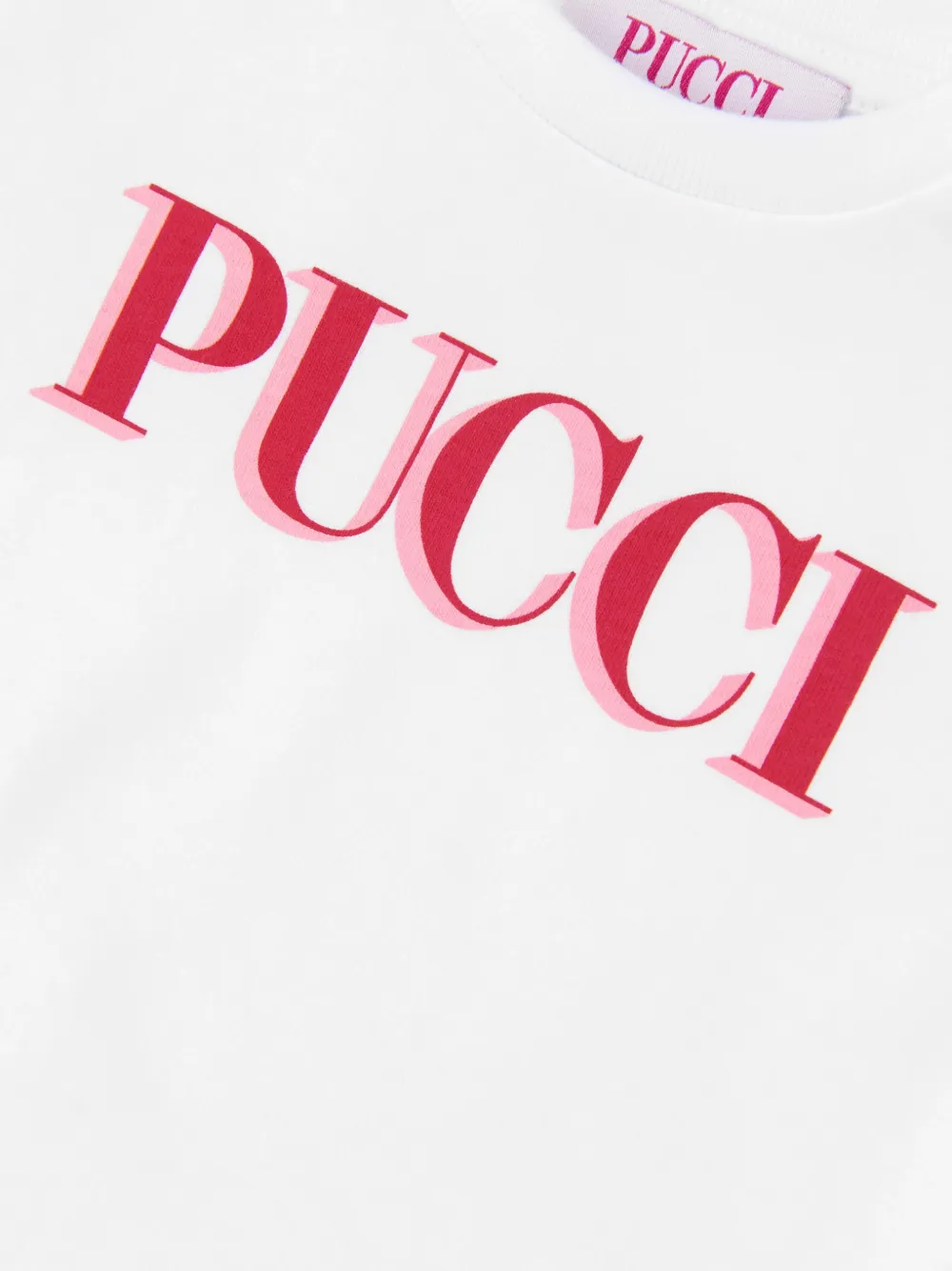 PUCCI Junior T-shirt met logoprint Wit