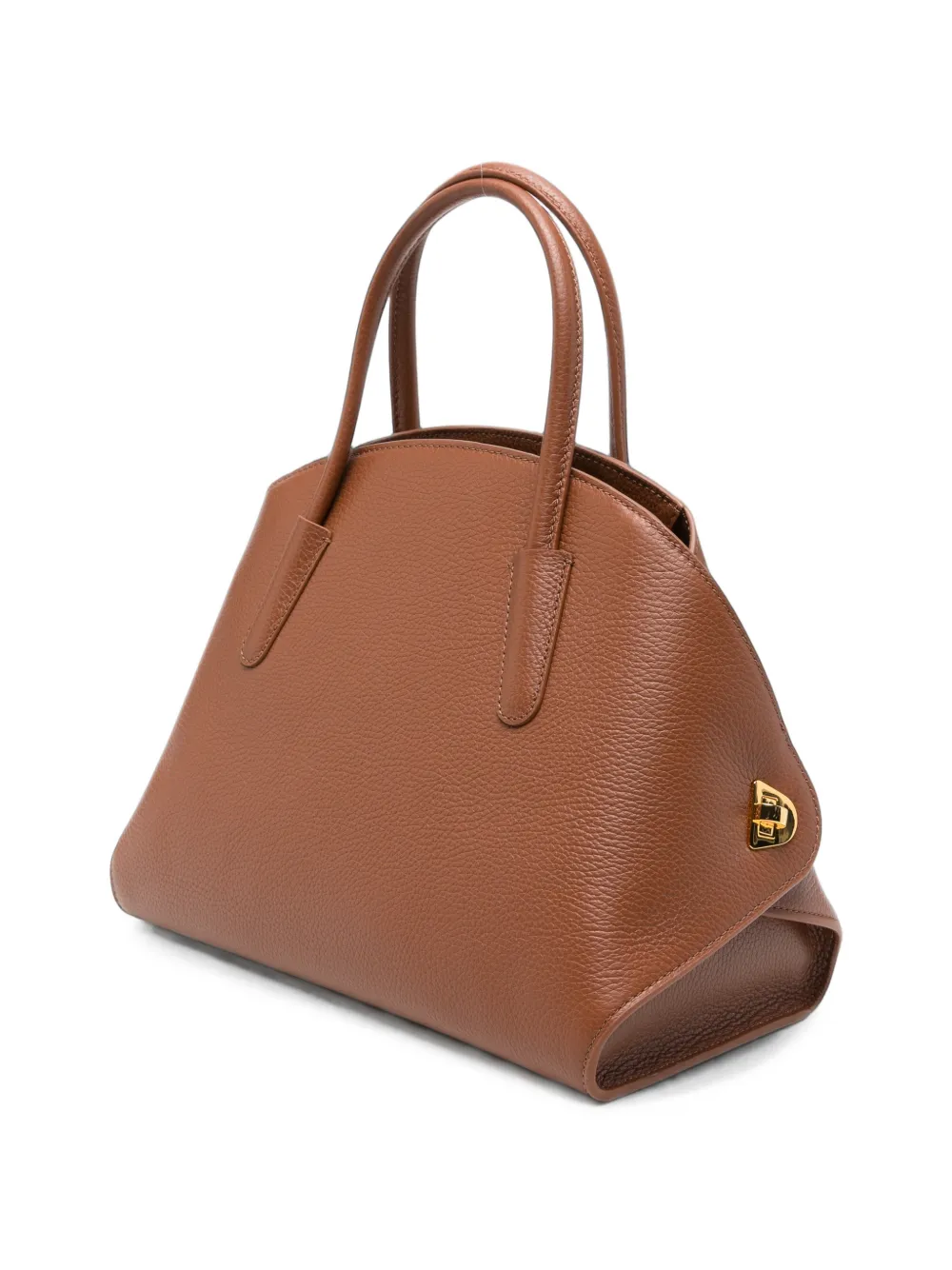 Coccinelle Tylde shopper van bewerkt leer Bruin