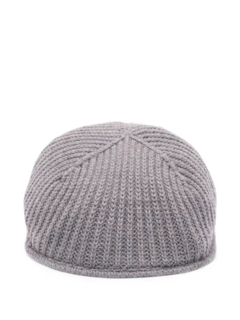 Altea ribbed-knit wool flat beret