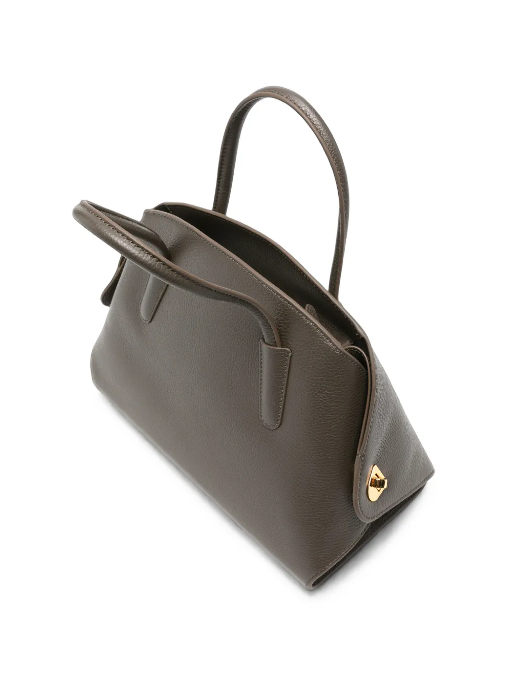 Coccinelle Tylde shopper van bewerkt leer Bruin