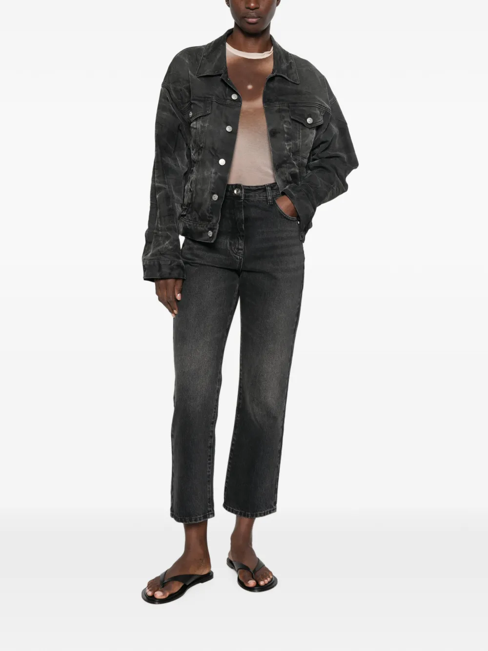 Patrizia Pepe Straight jeans Zwart