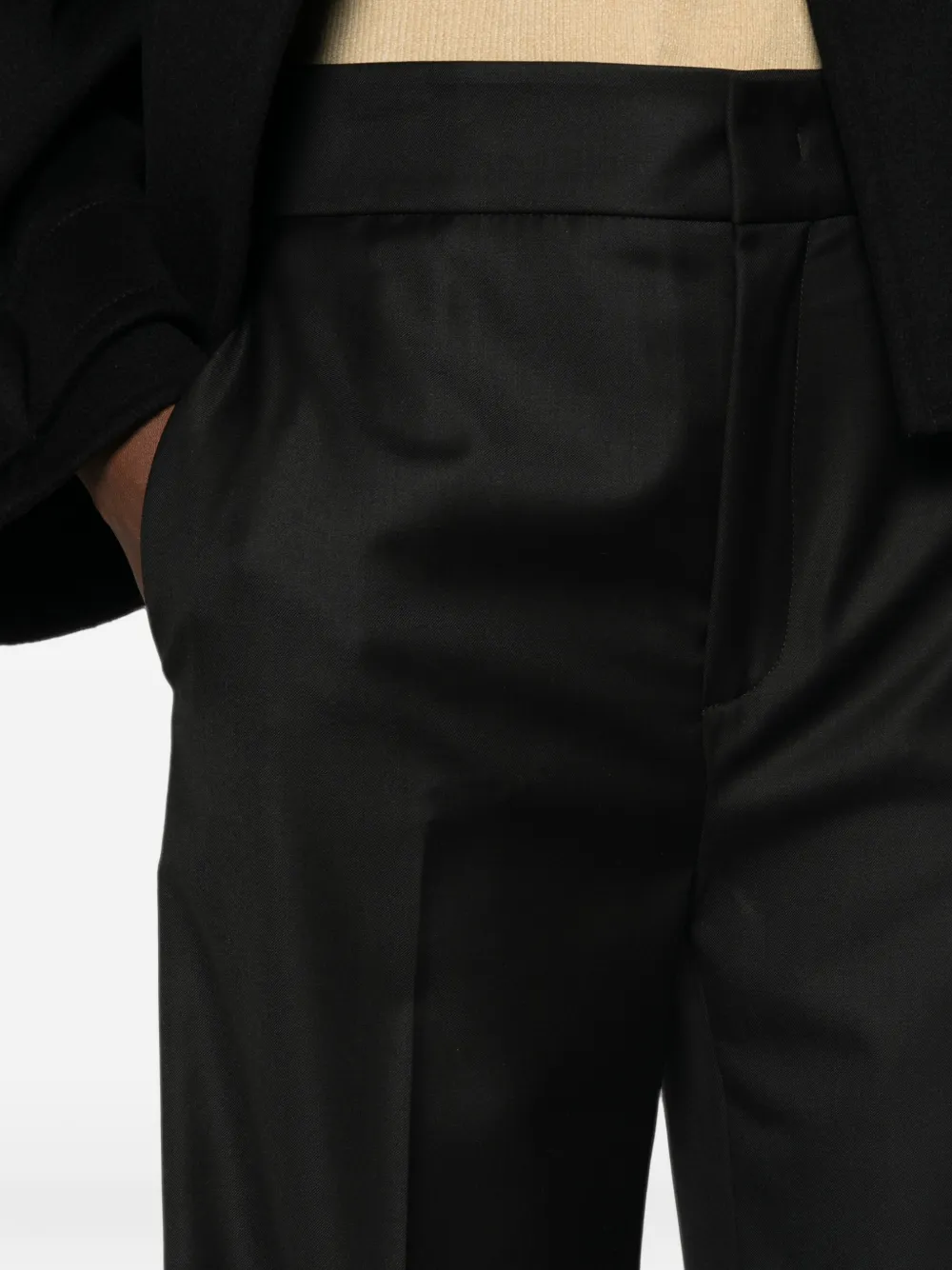 SA SU PHI Geplooide broek Zwart