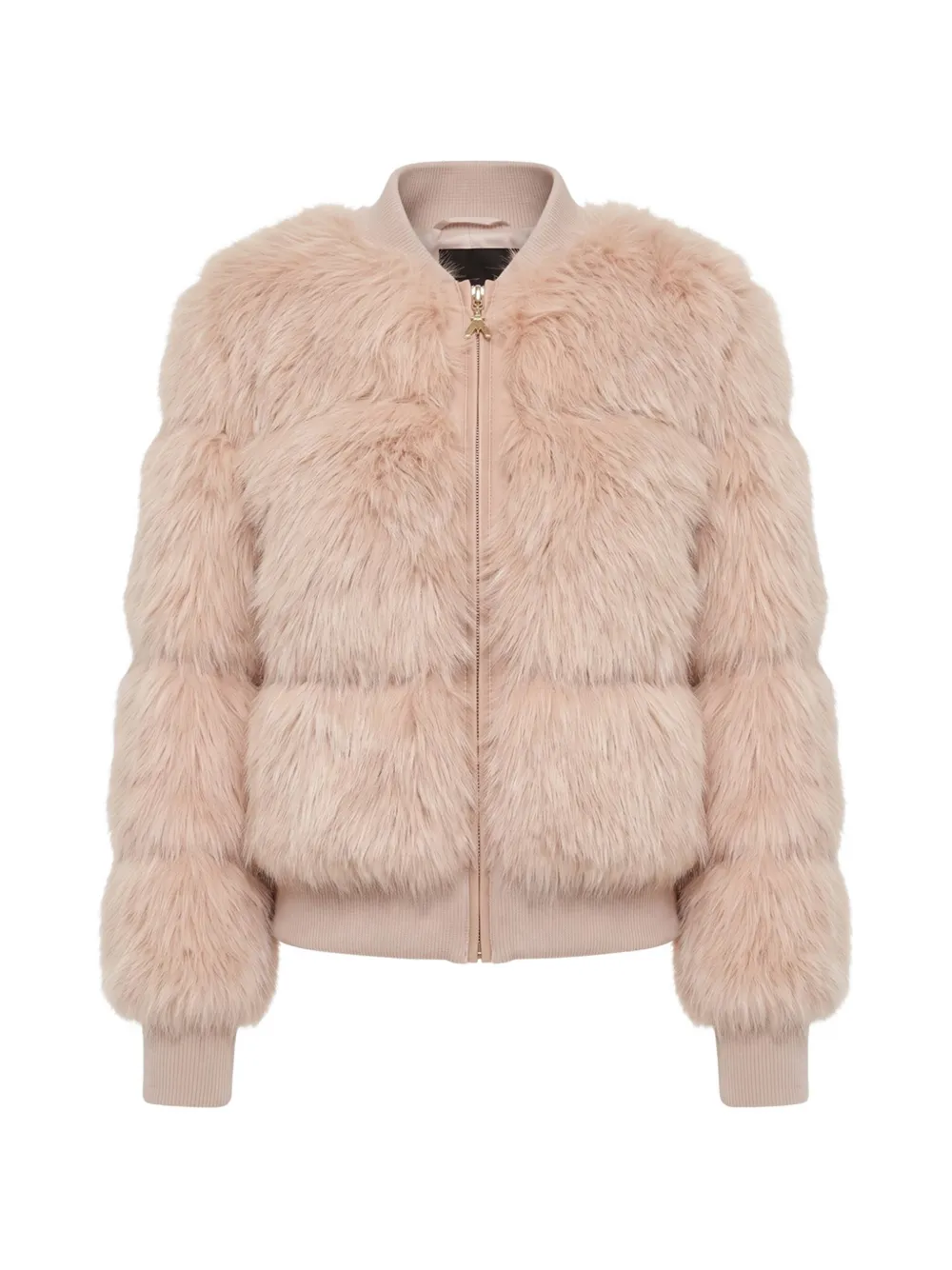 Patrizia Pepe faux-fur bomber jacket - Rosa