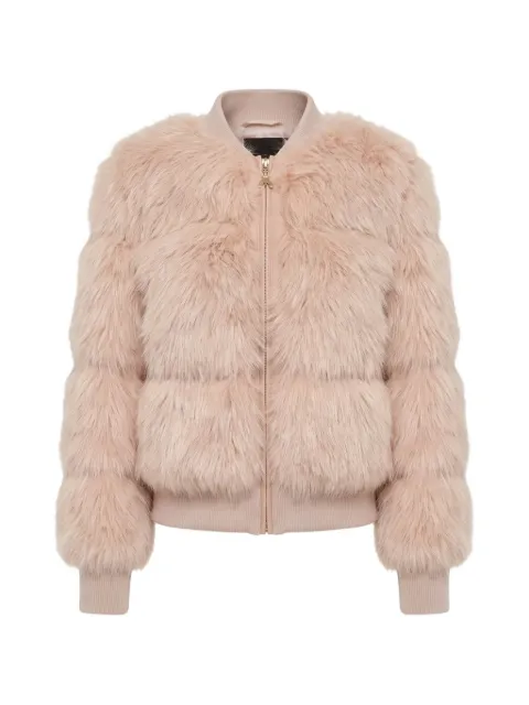 Patrizia Pepe faux-fur bomber jacket