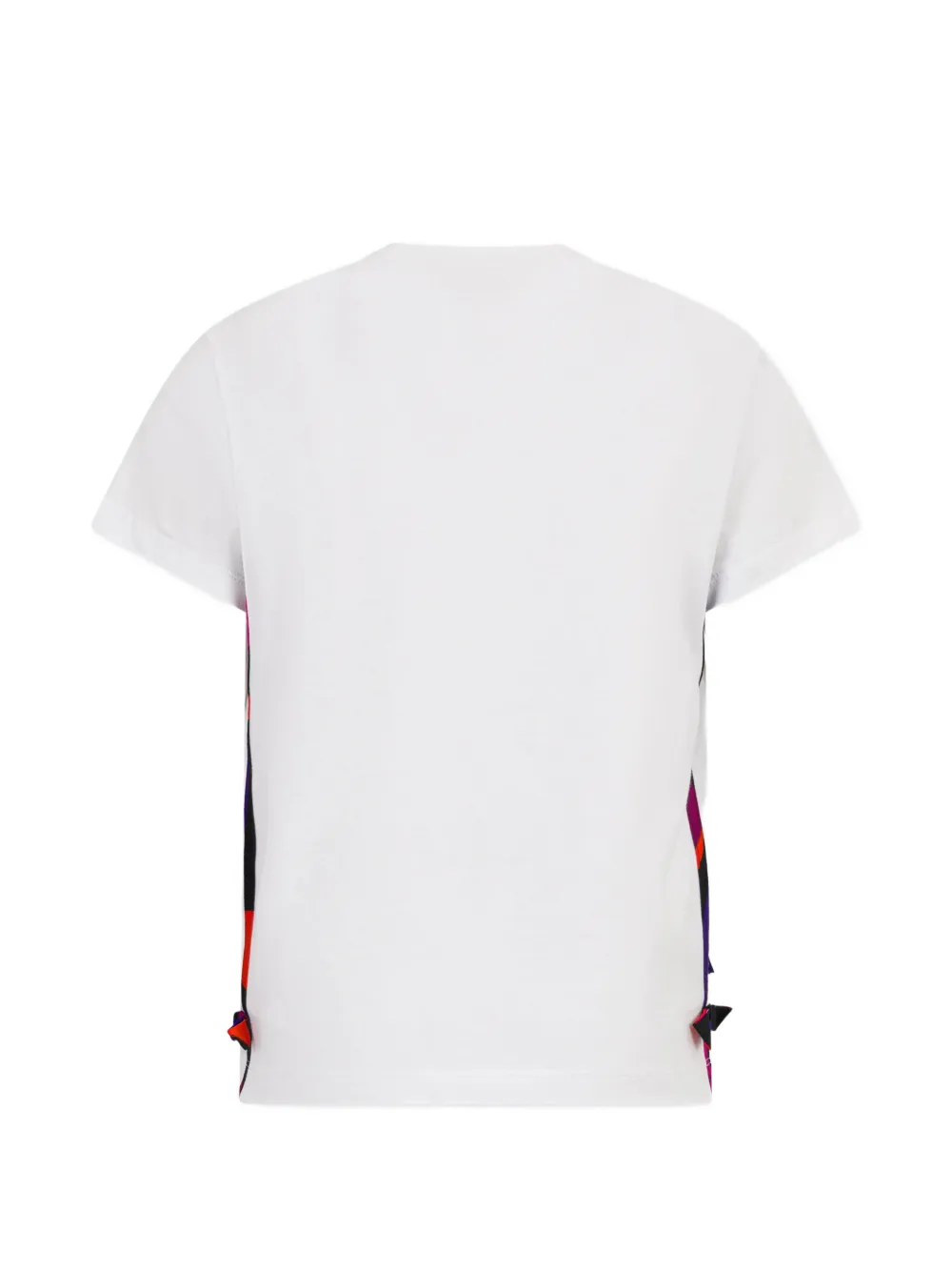 PUCCI Junior T-shirt met strik Wit