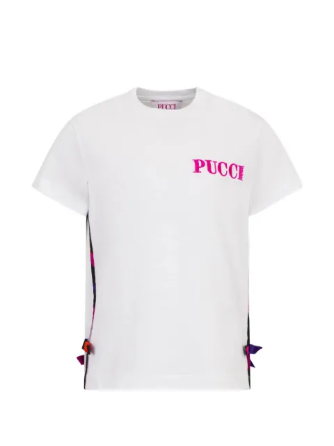 PUCCI Junior bow-detail T-shirt