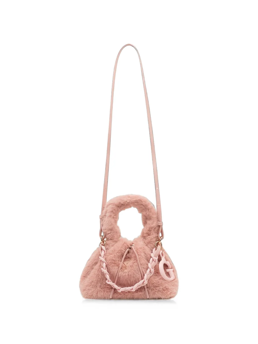 guess kids sac à main en fourrure artificielle - Rose