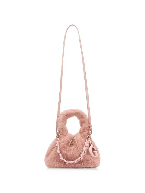 guess kids faux-fur tote bag