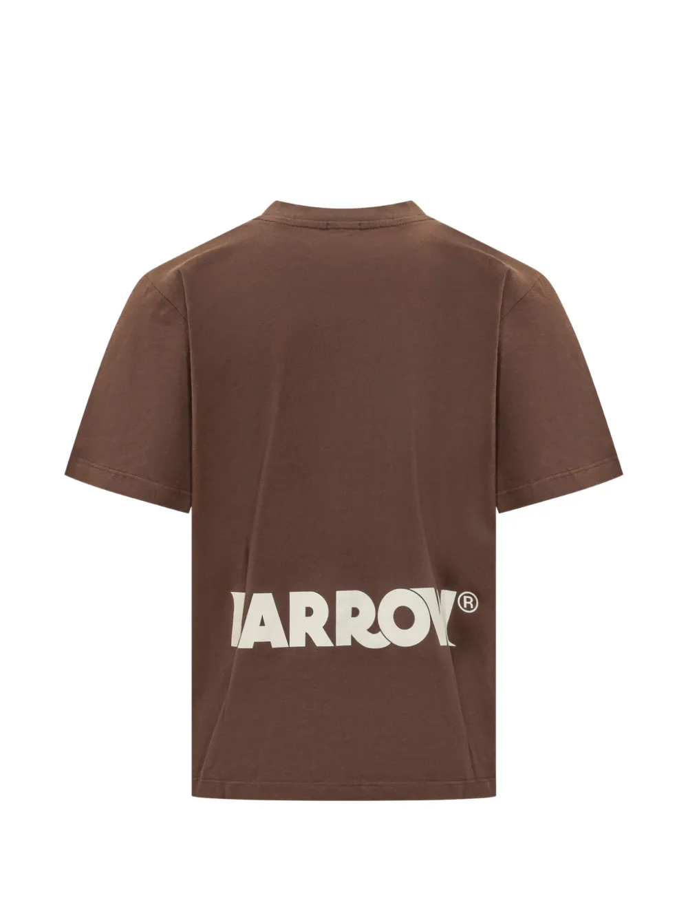 BARROW T-shirt met logopatch Bruin