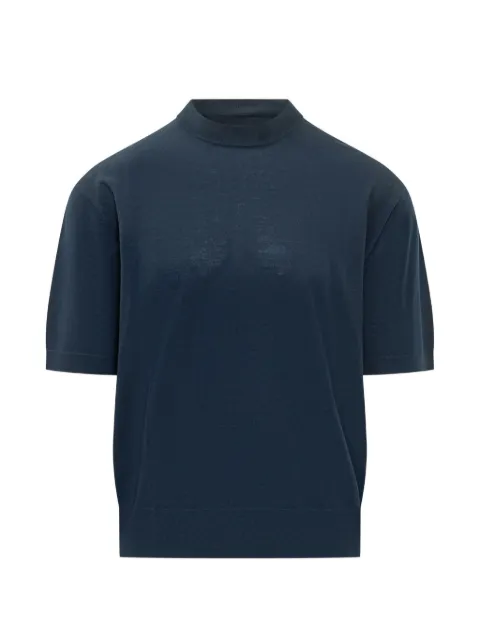Laneus knitted short-sleeve T-shirt