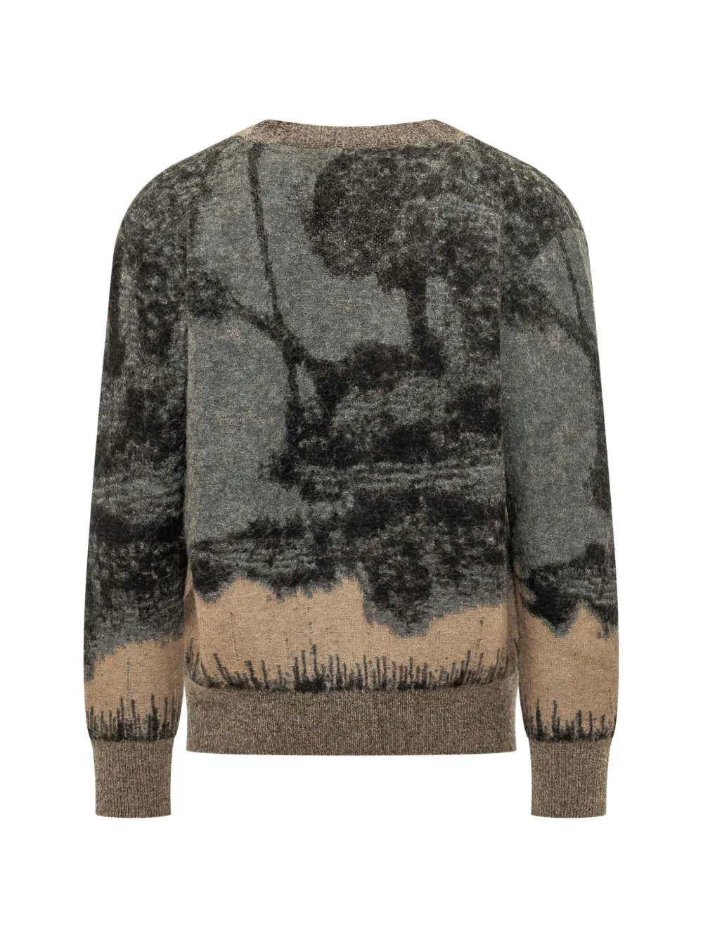 Laneus Intarsia vest Grijs