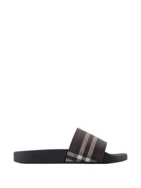 Burberry Slide Furley em Check