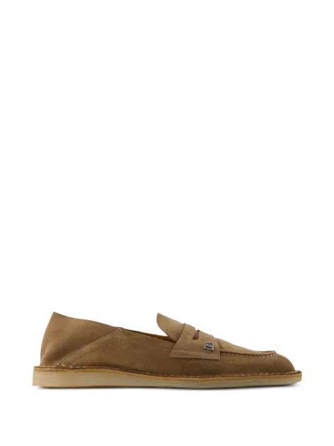 Dolce & Gabbana reversed calfskin slippers