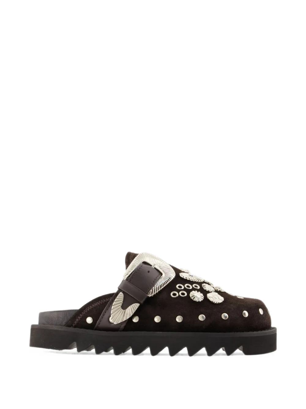 Toga Pulla embellished buckle-fastening mules