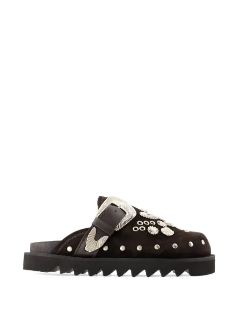 Toga Pulla embellished buckle-fastening mules