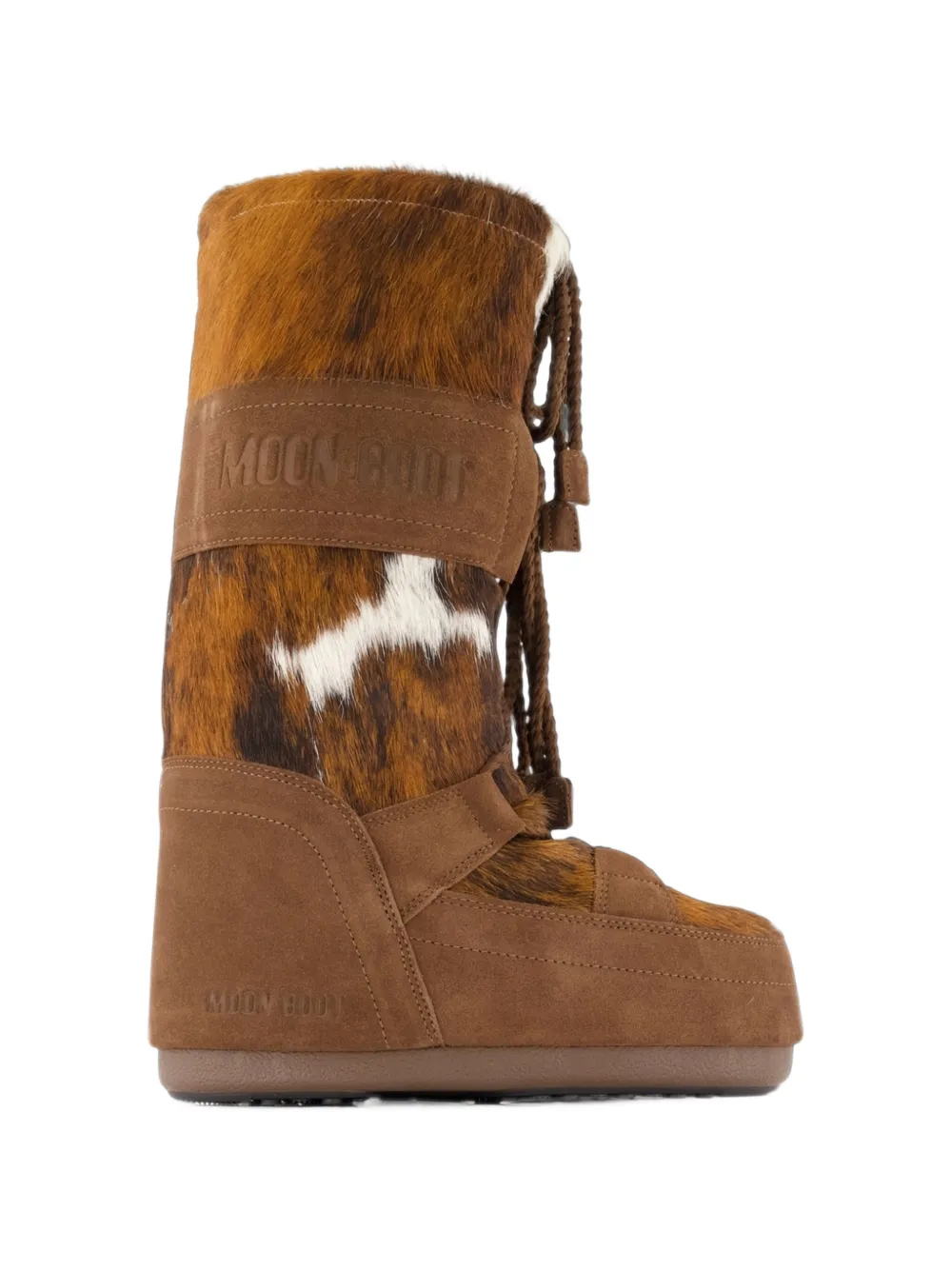 Moon Boot Icon Archive 1985 cow-hide boots - Marron