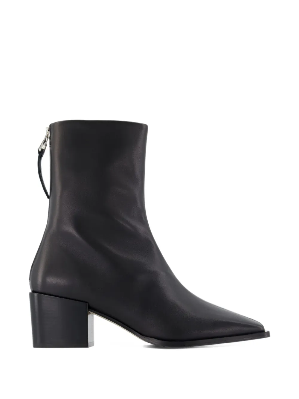 Aeyde Amina square-toe ankle boots - Noir Aeyde Amina square-toe ankle boots - Noir