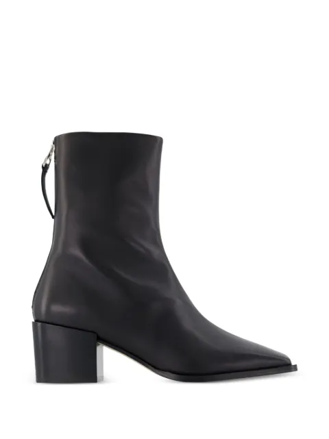 Aeyde Amina square-toe ankle boots