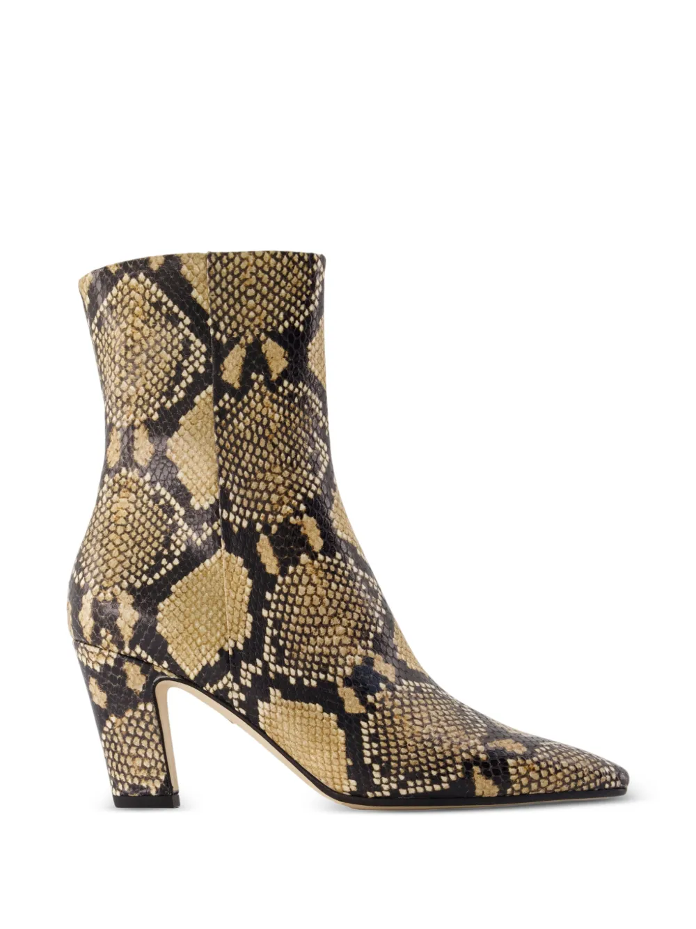 Aeyde Maris snake-effect ankle boots